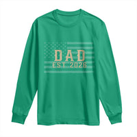 Dad Est 2026 Long Sleeve Shirt Promoted to Daddy New Dad