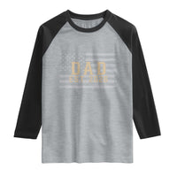 Dad Est 2026 Raglan Shirt Promoted to Daddy New Dad
