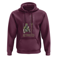 Dad Mode Activated Hoodie Tactical Baby Carrier Military Father Amerian Flag