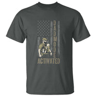Dad Mode Activated T Shirt Tactical Baby Carrier Military Father Amerian Flag