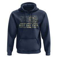 Best Dad Ever Hoodie Military Dad American Flag Camo
