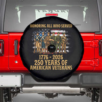 250 Years Anniversary Spare Tire Cover Patriotic USA Army Us Military