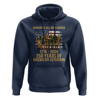 250 Years Anniversary Hoodie Patriotic USA Army Us Military
