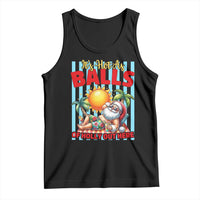 Hawaiian Christmas In July Tank Top It's Hot as Balls of Holly Out Here