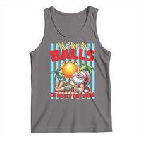 Hawaiian Christmas In July Tank Top It's Hot as Balls of Holly Out Here