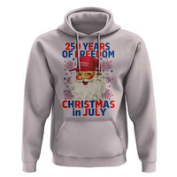 250 Years Of Freedom Hoodie Funny Santa Christmas in July