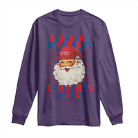 250 Years Of Freedom Long Sleeve Shirt Funny Santa Christmas in July