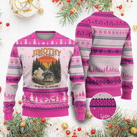 Jimothy Raccoon Seattle Meme Ugly Christmas Sweater Viral Trash Panda Do Not Pet The Round King