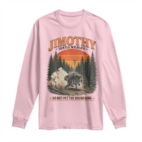 Jimothy Raccoon Seattle Meme Long Sleeve Shirt Viral Trash Panda Do Not Pet The Round King
