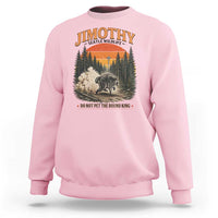 Jimothy Raccoon Seattle Meme Sweatshirt Viral Trash Panda Do Not Pet The Round King