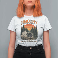 Jimothy Raccoon Seattle Meme T Shirt For Women Viral Trash Panda Do Not Pet The Round King