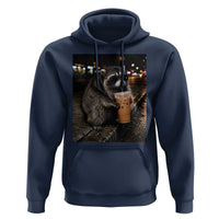 Jimothy Raccoon Seattle Drinking Iced Coffee Meme Hoodie Viral Trash Panda Seattle Animal Meme
