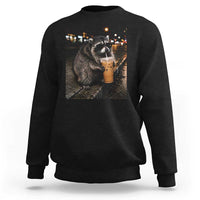 Jimothy Raccoon Seattle Drinking Iced Coffee Meme Sweatshirt Viral Trash Panda Seattle Animal Meme