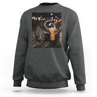 Jimothy Raccoon Seattle Drinking Iced Coffee Meme Sweatshirt Viral Trash Panda Seattle Animal Meme