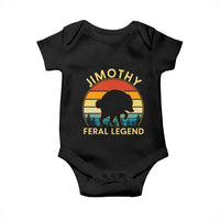 Jimothy Raccoon Seattle Baby Onesie Funny Seattle Feral Legend Animal Meme