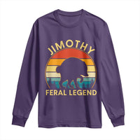 Jimothy Raccoon Seattle Long Sleeve Shirt Funny Seattle Feral Legend Animal Meme