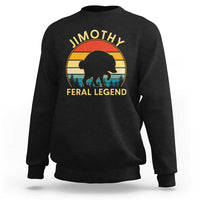 Jimothy Raccoon Seattle Sweatshirt Funny Seattle Feral Legend Animal Meme