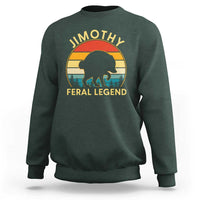 Jimothy Raccoon Seattle Sweatshirt Funny Seattle Feral Legend Animal Meme