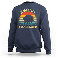 Jimothy Raccoon Seattle Sweatshirt Funny Seattle Feral Legend Animal Meme