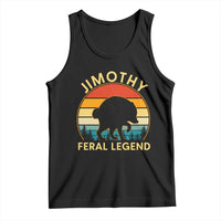 Jimothy Raccoon Seattle Tank Top Funny Seattle Feral Legend Animal Meme