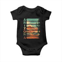 Arizona Desert Cactus Saguaro National Park Retro Baby Onesie