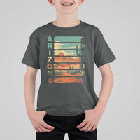 Arizona Desert Cactus Saguaro National Park Retro T Shirt For Kid