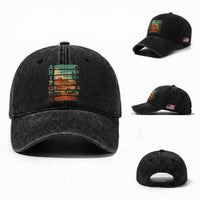 Arizona Desert Cactus Saguaro National Park Retro Washed Cotton Baseball Cap