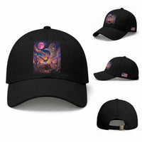 Arizona Roadrunner Vintage Desert Moon Retro Cactus Baseball Cap 90s Southwest Wildlife Bird Animal Lover