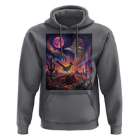 Arizona Roadrunner Vintage Desert Moon Retro Cactus Hoodie 90s Southwest Wildlife Bird Animal Lover