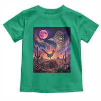 Arizona Roadrunner Vintage Desert Moon Retro Cactus Toddler T Shirt 90s Southwest Wildlife Bird Animal Lover
