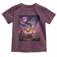 Arizona Roadrunner Vintage Desert Moon Retro Cactus Toddler T Shirt 90s Southwest Wildlife Bird Animal Lover