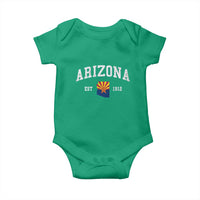 Arizona State Flag Grand Canyon State Established 1912 Baby Onesie