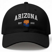 Arizona State Flag Grand Canyon State Established 1912 Baseball Cap
