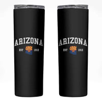 Arizona State Flag Grand Canyon State Established 1912 Skinny Tumbler