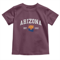 Arizona State Flag Grand Canyon State Established 1912 Toddler T Shirt