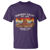 Retro Monument Valley Arizona Utah Sunset Established 1958 T Shirt Southwest Desert Eagle Road Trip Nature Souvenir