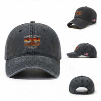 Retro Monument Valley Arizona Utah Sunset Established 1958 Washed Cotton Baseball Cap Southwest Desert Eagle Road Trip Nature Souvenir