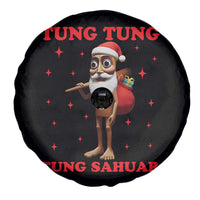 Funny Italian Brainrot Christmas Spare Tire Cover Tung Tung Tung Sahur Meme - Wonder Print Shop
