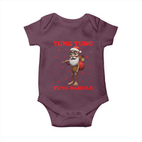 Funny Italian Brainrot Christmas Baby Onesie Tung Tung Tung Sahur Meme - Wonder Print Shop
