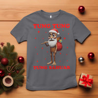 Funny Italian Brainrot Christmas T Shirt Tung Tung Tung Sahur Meme - Wonder Print Shop