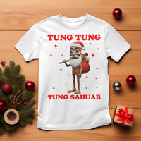 Funny Italian Brainrot Christmas T Shirt Tung Tung Tung Sahur Meme - Wonder Print Shop