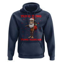 Funny Italian Brainrot Christmas Hoodie Tung Tung Tung Sahur Meme - Wonder Print Shop