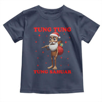 Funny Italian Brainrot Christmas Toddler T Shirt Tung Tung Tung Sahur Meme - Wonder Print Shop
