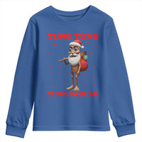 Funny Italian Brainrot Christmas Youth Sweatshirt Tung Tung Tung Sahur Meme - Wonder Print Shop