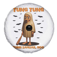 Funny Italian Brainrot Halloween Spare Tire Cover Tung Tung Tung Sahur Meme - Wonder Print Shop