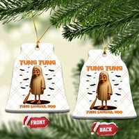 Funny Italian Brainrot Halloween Ceramic Ornament Tung Tung Tung Sahur Meme - Wonder Print Shop