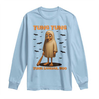 Funny Italian Brainrot Halloween Long Sleeve Shirt Tung Tung Tung Sahur Meme - Wonder Print Shop