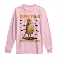 Funny Italian Brainrot Halloween Long Sleeve Shirt Tung Tung Tung Sahur Meme - Wonder Print Shop