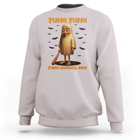 Funny Italian Brainrot Halloween Sweatshirt Tung Tung Tung Sahur Meme - Wonder Print Shop