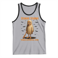 Funny Italian Brainrot Halloween Tank Top Tung Tung Tung Sahur Meme - Wonder Print Shop